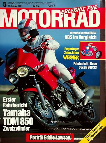 Echte, historische Zeitschrift von 1991 - Garantiert 34 Jahre alt - Personalisiertes Geschenk 34. Geburtstag Mann - Original aus dem Jahr 1991 - Die Geschenkidee für Männer - Motorrad 05/1991 Echte, historische Zeitschrift von 1991 - Garantiert 34 Jahre alt - Personalisiertes Geschenk 34. Geburtstag Mann - Original aus dem Jahr 1991 - Die Geschenkidee für Männer - Motorrad 05/1991 von DAS GEBURTSTAGSGESCHENK HISTORISCHE ZEITSCHRIFTEN