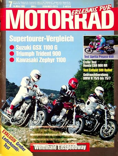 Echte, historische Zeitschrift von 1992 - Garantiert 33 Jahre alt - Personalisiertes Geschenk 33. Geburtstag Mann - Original aus dem Jahr 1992 - Die Geschenkidee für Männer - Motorrad 07/1992 Echte, historische Zeitschrift von 1992 - Garantiert 33 Jahre alt - Personalisiertes Geschenk 33. Geburtstag Mann - Original aus dem Jahr 1992 - Die Geschenkidee für Männer - Motorrad 07/1992 von DAS GEBURTSTAGSGESCHENK HISTORISCHE ZEITSCHRIFTEN