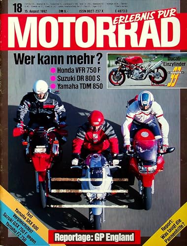 Echte, historische Zeitschrift von 1992 - Garantiert 33 Jahre alt - Personalisiertes Geschenk 33. Geburtstag Mann - Original aus dem Jahr 1992 - Die Geschenkidee für Männer - Motorrad 18/1992 von DAS GEBURTSTAGSGESCHENK HISTORISCHE ZEITSCHRIFTEN