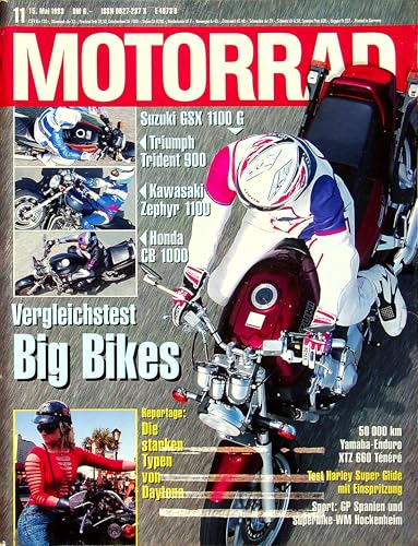 Echte, historische Zeitschrift von 1993 - Garantiert 32 Jahre alt - Personalisiertes Geschenk 32. Geburtstag Mann - Original aus dem Jahr 1993 - Die Geschenkidee für Männer - Motorrad 11/1993 von DAS GEBURTSTAGSGESCHENK HISTORISCHE ZEITSCHRIFTEN