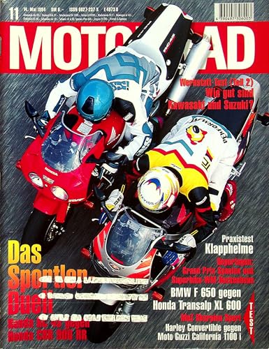 Echte, historische Zeitschrift von 1994 - Garantiert 31 Jahre alt - Personalisiertes Geschenk 31. Geburtstag Mann - Original aus dem Jahr 1994 - Die Geschenkidee für Männer - Motorrad 11/1994 Echte, historische Zeitschrift von 1994 - Garantiert 31 Jahre alt - Personalisiertes Geschenk 31. Geburtstag Mann - Original aus dem Jahr 1994 - Die Geschenkidee für Männer - Motorrad 11/1994 von DAS GEBURTSTAGSGESCHENK HISTORISCHE ZEITSCHRIFTEN