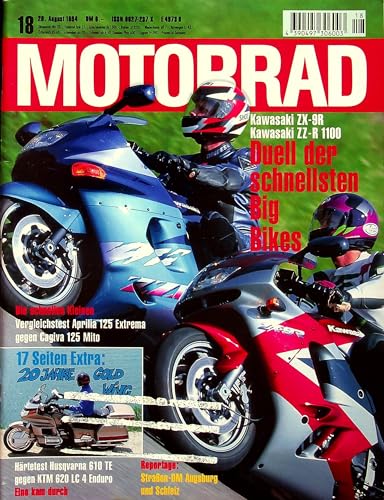 Echte, historische Zeitschrift von 1994 - Garantiert 31 Jahre alt - Personalisiertes Geschenk 31. Geburtstag Mann - Original aus dem Jahr 1994 - Die Geschenkidee für Männer - Motorrad 18/1994 Echte, historische Zeitschrift von 1994 - Garantiert 31 Jahre alt - Personalisiertes Geschenk 31. Geburtstag Mann - Original aus dem Jahr 1994 - Die Geschenkidee für Männer - Motorrad 18/1994 von DAS GEBURTSTAGSGESCHENK HISTORISCHE ZEITSCHRIFTEN