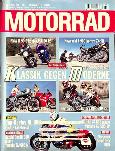 Echte, historische Zeitschrift von 1995 - Garantiert 30 Jahre alt - Personalisiertes Geschenk 30. Geburtstag Mann - Original aus dem Jahr 1995 - Die Geschenkidee für Männer - Motorrad 06/1995 Echte, historische Zeitschrift von 1995 - Garantiert 30 Jahre alt - Personalisiertes Geschenk 30. Geburtstag Mann - Original aus dem Jahr 1995 - Die Geschenkidee für Männer - Motorrad 06/1995 von DAS GEBURTSTAGSGESCHENK HISTORISCHE ZEITSCHRIFTEN