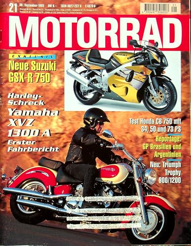 Echte, historische Zeitschrift von 1995 - Garantiert 30 Jahre alt - Personalisiertes Geschenk 30. Geburtstag Mann - Original aus dem Jahr 1995 - Die Geschenkidee für Männer - Motorrad 21/1995 Echte, historische Zeitschrift von 1995 - Garantiert 30 Jahre alt - Personalisiertes Geschenk 30. Geburtstag Mann - Original aus dem Jahr 1995 - Die Geschenkidee für Männer - Motorrad 21/1995 von DAS GEBURTSTAGSGESCHENK HISTORISCHE ZEITSCHRIFTEN
