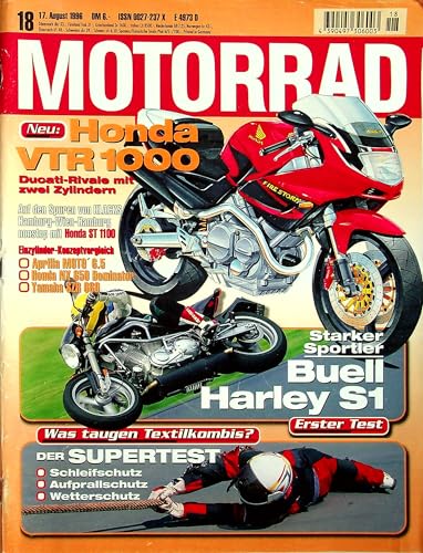 Echte, historische Zeitschrift von 1996 - Garantiert 29 Jahre alt - Personalisiertes Geschenk 29. Geburtstag Mann - Original aus dem Jahr 1996 - Die Geschenkidee für Männer - Motorrad 18/1996 Echte, historische Zeitschrift von 1996 - Garantiert 29 Jahre alt - Personalisiertes Geschenk 29. Geburtstag Mann - Original aus dem Jahr 1996 - Die Geschenkidee für Männer - Motorrad 18/1996 von DAS GEBURTSTAGSGESCHENK HISTORISCHE ZEITSCHRIFTEN