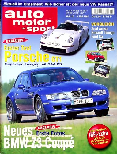Echte, historische Zeitschrift von 1997 - Garantiert 28 Jahre alt - Personalisiertes Geschenk 28. Geburtstag Mann - Original aus dem Jahr 1997 - Die Geschenkidee für Männer - Auto Motor Sport 10/1997 Echte, historische Zeitschrift von 1997 - Garantiert 28 Jahre alt - Personalisiertes Geschenk 28. Geburtstag Mann - Original aus dem Jahr 1997 - Die Geschenkidee für Männer - Auto Motor Sport 10/1997 von DAS GEBURTSTAGSGESCHENK HISTORISCHE ZEITSCHRIFTEN
