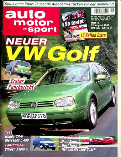 Echte, historische Zeitschrift von 1997 - Garantiert 28 Jahre alt - Personalisiertes Geschenk 28. Geburtstag Mann - Original aus dem Jahr 1997 - Die Geschenkidee für Männer - Auto Motor Sport 18/1997 Echte, historische Zeitschrift von 1997 - Garantiert 28 Jahre alt - Personalisiertes Geschenk 28. Geburtstag Mann - Original aus dem Jahr 1997 - Die Geschenkidee für Männer - Auto Motor Sport 18/1997 von DAS GEBURTSTAGSGESCHENK HISTORISCHE ZEITSCHRIFTEN