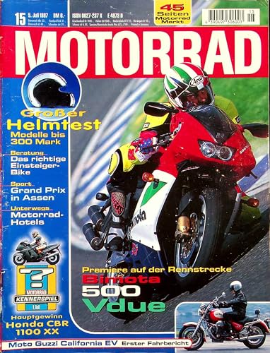 Echte, historische Zeitschrift von 1997 - Garantiert 28 Jahre alt - Personalisiertes Geschenk 28. Geburtstag Mann - Original aus dem Jahr 1997 - Die Geschenkidee für Männer - Motorrad 15/1997 Echte, historische Zeitschrift von 1997 - Garantiert 28 Jahre alt - Personalisiertes Geschenk 28. Geburtstag Mann - Original aus dem Jahr 1997 - Die Geschenkidee für Männer - Motorrad 15/1997 von DAS GEBURTSTAGSGESCHENK HISTORISCHE ZEITSCHRIFTEN