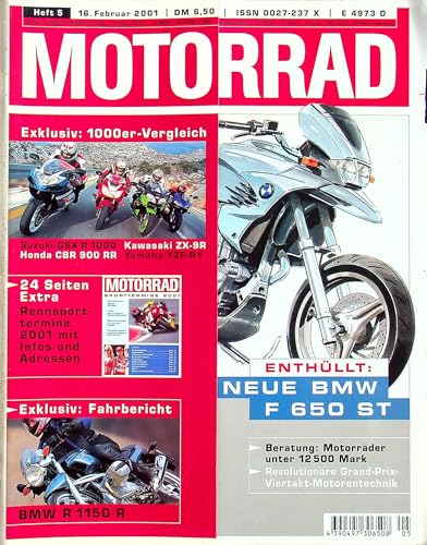 Echte, historische Zeitschrift von 2001 - Garantiert 24 Jahre alt - Personalisiertes Geschenk 24. Geburtstag Mann - Original aus dem Jahr 2001 - Die Geschenkidee für Männer - Motorrad 05/2001 von DAS GEBURTSTAGSGESCHENK HISTORISCHE ZEITSCHRIFTEN