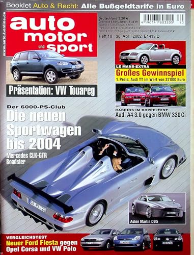 Echte, historische Zeitschrift von 2002 - Garantiert 23 Jahre alt - Personalisiertes Geschenk 23. Geburtstag Mann - Original aus dem Jahr 2002 - Die Geschenkidee für Männer - Auto Motor Sport 10/2002 Echte, historische Zeitschrift von 2002 - Garantiert 23 Jahre alt - Personalisiertes Geschenk 23. Geburtstag Mann - Original aus dem Jahr 2002 - Die Geschenkidee für Männer - Auto Motor Sport 10/2002 von DAS GEBURTSTAGSGESCHENK HISTORISCHE ZEITSCHRIFTEN