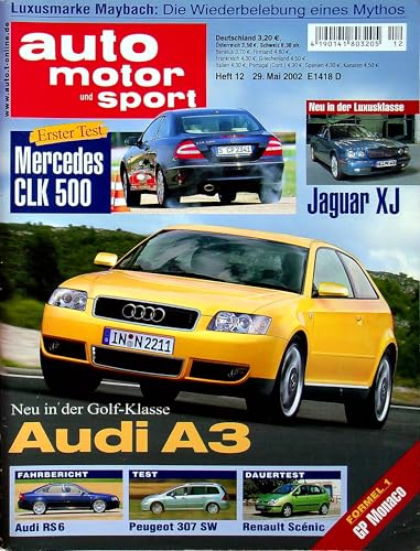 Echte, historische Zeitschrift von 2002 - Garantiert 23 Jahre alt - Personalisiertes Geschenk 23. Geburtstag Mann - Original aus dem Jahr 2002 - Die Geschenkidee für Männer - Auto Motor Sport 12/2002 Echte, historische Zeitschrift von 2002 - Garantiert 23 Jahre alt - Personalisiertes Geschenk 23. Geburtstag Mann - Original aus dem Jahr 2002 - Die Geschenkidee für Männer - Auto Motor Sport 12/2002 von DAS GEBURTSTAGSGESCHENK HISTORISCHE ZEITSCHRIFTEN