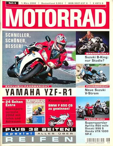 Echte, historische Zeitschrift von 2002 - Garantiert 23 Jahre alt - Personalisiertes Geschenk 23. Geburtstag Mann - Original aus dem Jahr 2002 - Die Geschenkidee für Männer - Motorrad 06/2002 Echte, historische Zeitschrift von 2002 - Garantiert 23 Jahre alt - Personalisiertes Geschenk 23. Geburtstag Mann - Original aus dem Jahr 2002 - Die Geschenkidee für Männer - Motorrad 06/2002 von DAS GEBURTSTAGSGESCHENK HISTORISCHE ZEITSCHRIFTEN