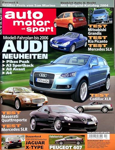 Echte, historische Zeitschrift von 2004 - Garantiert 21 Jahre alt - Personalisiertes Geschenk 21. Geburtstag Mann - Original aus dem Jahr 2004 - Die Geschenkidee für Männer - Auto Motor Sport 10/2004 Echte, historische Zeitschrift von 2004 - Garantiert 21 Jahre alt - Personalisiertes Geschenk 21. Geburtstag Mann - Original aus dem Jahr 2004 - Die Geschenkidee für Männer - Auto Motor Sport 10/2004 von DAS GEBURTSTAGSGESCHENK HISTORISCHE ZEITSCHRIFTEN