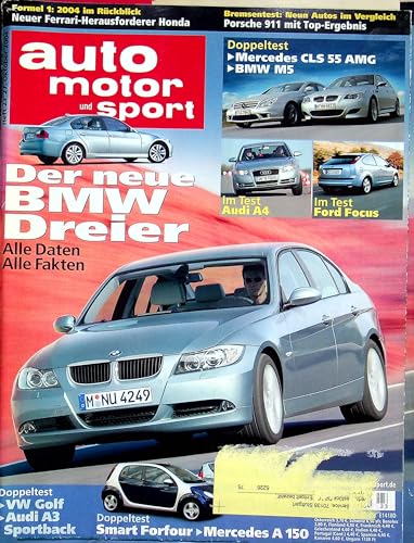 Echte, historische Zeitschrift von 2004 - Garantiert 21 Jahre alt - Personalisiertes Geschenk 21. Geburtstag Mann - Original aus dem Jahr 2004 - Die Geschenkidee für Männer - Auto Motor Sport 23/2004 Echte, historische Zeitschrift von 2004 - Garantiert 21 Jahre alt - Personalisiertes Geschenk 21. Geburtstag Mann - Original aus dem Jahr 2004 - Die Geschenkidee für Männer - Auto Motor Sport 23/2004 von DAS GEBURTSTAGSGESCHENK HISTORISCHE ZEITSCHRIFTEN