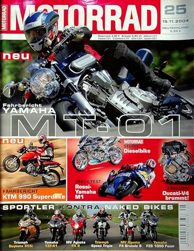 Echte, historische Zeitschrift von 2004 - Garantiert 21 Jahre alt - Personalisiertes Geschenk 21. Geburtstag Mann - Original aus dem Jahr 2004 - Die Geschenkidee für Männer - Motorrad 25/2004 Echte, historische Zeitschrift von 2004 - Garantiert 21 Jahre alt - Personalisiertes Geschenk 21. Geburtstag Mann - Original aus dem Jahr 2004 - Die Geschenkidee für Männer - Motorrad 25/2004 von DAS GEBURTSTAGSGESCHENK HISTORISCHE ZEITSCHRIFTEN