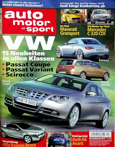 Echte, historische Zeitschrift von 2005 - Garantiert 20 Jahre alt - Personalisiertes Geschenk 20. Geburtstag Junge - Original aus dem Jahr 2005 - Die Geschenkidee für Männer - Auto Motor Sport 04/2005 von DAS GEBURTSTAGSGESCHENK HISTORISCHE ZEITSCHRIFTEN