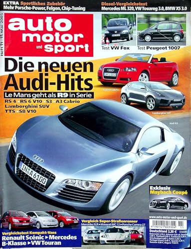 Echte, historische Zeitschrift von 2005 - Garantiert 20 Jahre alt - Personalisiertes Geschenk 20. Geburtstag Junge - Original aus dem Jahr 2005 - Die Geschenkidee für Männer - Auto Motor Sport 11/2005 Echte, historische Zeitschrift von 2005 - Garantiert 20 Jahre alt - Personalisiertes Geschenk 20. Geburtstag Junge - Original aus dem Jahr 2005 - Die Geschenkidee für Männer - Auto Motor Sport 11/2005 von DAS GEBURTSTAGSGESCHENK HISTORISCHE ZEITSCHRIFTEN