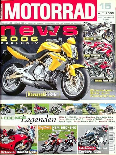 Echte, historische Zeitschrift von 2005 - Garantiert 20 Jahre alt - Personalisiertes Geschenk 20. Geburtstag Junge - Original aus dem Jahr 2005 - Die Geschenkidee für Männer - Motorrad 15/2005 Echte, historische Zeitschrift von 2005 - Garantiert 20 Jahre alt - Personalisiertes Geschenk 20. Geburtstag Junge - Original aus dem Jahr 2005 - Die Geschenkidee für Männer - Motorrad 15/2005 von DAS GEBURTSTAGSGESCHENK HISTORISCHE ZEITSCHRIFTEN
