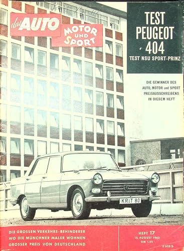 Echte, historische Zeitschrift von Anfang August 1960 - AMS 17/1960 - Personalisiertes Geschenk zum 65. Geburtstag für Männer - Original aus dem Jahr 1960 - Die Geschenkidee für Frau und Mann von DAS GEBURTSTAGSGESCHENK HISTORISCHE ZEITSCHRIFTEN