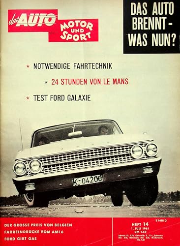 Echte, historische Zeitschrift von Ende Juni 1961 - AMS 14/1961 - Personalisiertes Geschenk zum 64. Geburtstag für Männer - Original aus dem Jahr 1961 - Die Geschenkidee für Frau und Mann von DAS GEBURTSTAGSGESCHENK HISTORISCHE ZEITSCHRIFTEN