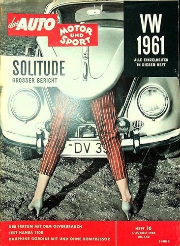 Echte, historische Zeitschrift von Mitte Juli 1960 - AMS 16/1960 - Personalisiertes Geschenk zum 65. Geburtstag für Männer - Original aus dem Jahr 1960 - Die Geschenkidee für Frau und Mann von DAS GEBURTSTAGSGESCHENK HISTORISCHE ZEITSCHRIFTEN