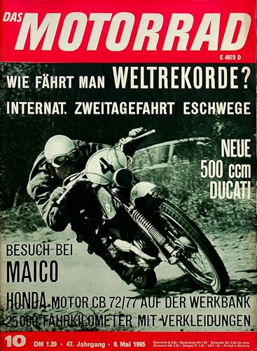 Echte, historische Zeitschrift von 1965 - Garantiert 60 Jahre alt - Personalisiertes Geschenk 60. Geburtstag Mann - Original aus dem Jahr 1965 - Die Geschenkidee für Männer - Motorrad 10/1965 Echte, historische Zeitschrift von 1965 - Garantiert 60 Jahre alt - Personalisiertes Geschenk 60. Geburtstag Mann - Original aus dem Jahr 1965 - Die Geschenkidee für Männer - Motorrad 10/1965 von DAS GEBURTSTAGSGESCHENK HISTORISCHE ZEITSCHRIFTEN