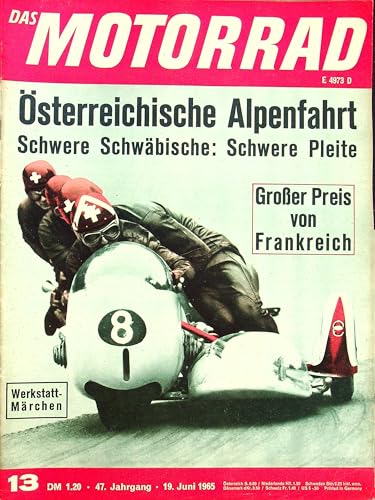 Motorrad 13/1965 - Echte, historische Zeitschrift von 1965 - Personalisiertes Geschenk zum 60. Geburtstag für Männer - Original aus dem Jahr 1965 - Die Geschenkidee für den Mann Motorrad 13/1965 - Echte, historische Zeitschrift von 1965 - Personalisiertes Geschenk zum 60. Geburtstag für Männer - Original aus dem Jahr 1965 - Die Geschenkidee für den Mann von DAS GEBURTSTAGSGESCHENK HISTORISCHE ZEITSCHRIFTEN