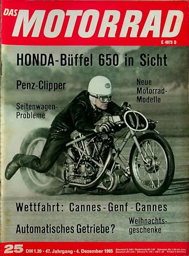 Echte, historische Zeitschrift von 1965 - Garantiert 60 Jahre alt - Personalisiertes Geschenk 60. Geburtstag Mann - Original aus dem Jahr 1965 - Die Geschenkidee für Männer - Motorrad 25/1965 Echte, historische Zeitschrift von 1965 - Garantiert 60 Jahre alt - Personalisiertes Geschenk 60. Geburtstag Mann - Original aus dem Jahr 1965 - Die Geschenkidee für Männer - Motorrad 25/1965 von DAS GEBURTSTAGSGESCHENK HISTORISCHE ZEITSCHRIFTEN