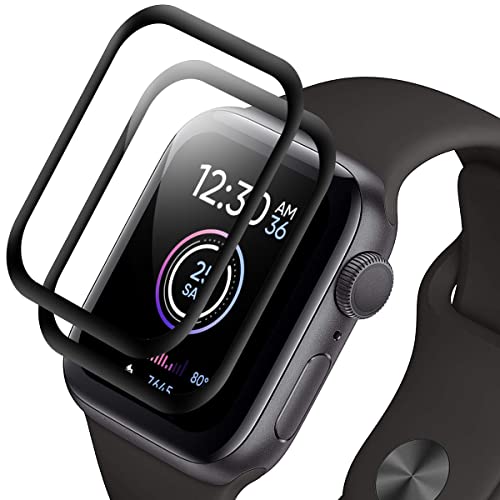 Schutzfolie Kompatibel mit Apple Watch Series 7 41MM, 3D Full Cover Displayschutz für Apple Watch 7 41MM, Anti-Kratzer, Blasenfrei, Anti-Fingerprint-2 Stück von DASFOND
