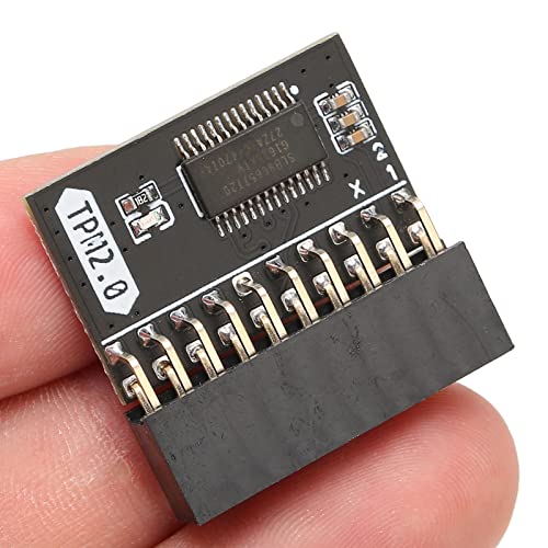 TPM 2.0 Verschlüsselungs-Sicherheitsmodul, 20-polig, 2x10P, TPM 2.0-Chip, 2,54 mm Rastermaß, Gigabyte TPM Kryptografisches Prozessormodul, Ersatz, für PC DDR4 Speichermodul Verschlüsselungsschutz TPM 2.0 Verschlüsselungs-Sicherheitsmodul, 20-polig, 2x10P, TPM 2.0-Chip, 2,54 mm Rastermaß, Gigabyte TPM Kryptografisches Prozessormodul, Ersatz, für PC DDR4 Speichermodul Verschlüsselungsschutz von DAUERHAFT