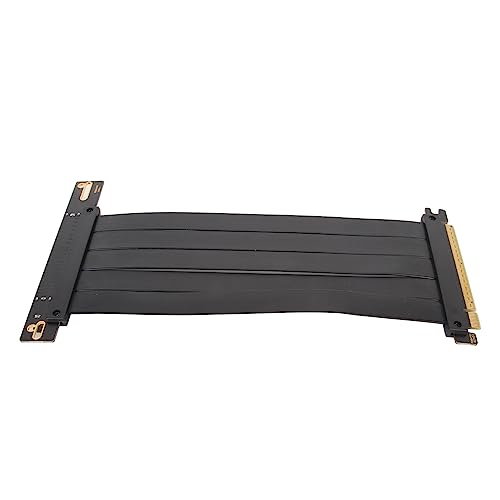 DAUZ Grafikkarten-Verlängerungskabel, Plug-and-Play, Flexibles 90-Grad-PCIE 4.0-X16-Riser-Kabel für RX 7900 XT für RX 7600 (20 cm) von DAUZ