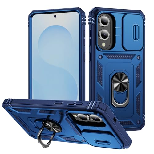 DAWEIXEAU Schutzhülle für Galaxy S25 Edge, Schiebeobjektiv-Schutzhülle, stoßfest, schlagfest, mit Ständer, Schutzhülle für Samsung Galaxy S25 Edge, Dunkelblau DAWEIXEAU Schutzhülle für Galaxy S25 Edge, Schiebeobjektiv-Schutzhülle, stoßfest, schlagfest, mit Ständer, Schutzhülle für Samsung Galaxy S25 Edge, Dunkelblau von DAWEIXEAU