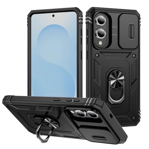 DAWEIXEAU Schutzhülle für Galaxy S25 Edge, Schiebeobjektiv-Schutzhülle, stoßfest, schlagfest, mit Ständer, Schutzhülle für Samsung Galaxy S25 Edge, Schwarz DAWEIXEAU Schutzhülle für Galaxy S25 Edge, Schiebeobjektiv-Schutzhülle, stoßfest, schlagfest, mit Ständer, Schutzhülle für Samsung Galaxy S25 Edge, Schwarz von DAWEIXEAU