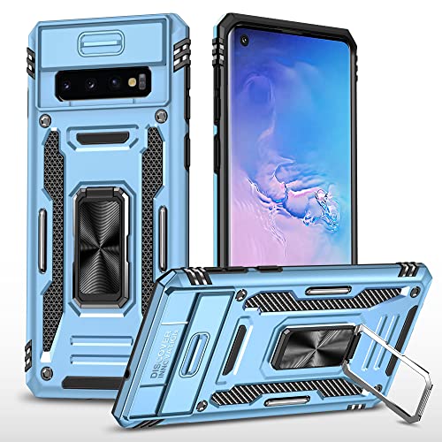 DAWEIXEAU für Galaxy S10 Hülle,Kameraschutz Handyhülle Drop Resistance Handys Schutzhülle für Samsung Galaxy S10 (6.1") (Hellblau) von DAWEIXEAU