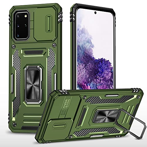 DAWEIXEAU für Galaxy S20 Plus Hülle,Kameraschutz Handyhülle Drop Resistance Handys Schutzhülle für Samsung Galaxy S20 Plus 4G/5G 6.7" (Olivgrün) von DAWEIXEAU