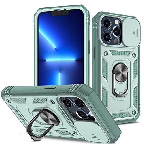 DAWEIXEAU für iPhone 13 Pro Hülle,Kameraschutz Handyhülle Drop Resistance Handys Schutzhülle für iPhone 13 Pro 6.1" (Grün) von DAWEIXEAU