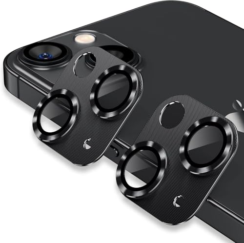 DAWEIXEAU für iPhone 14/iPhone 14 Plus Kameraschutz 2 Stück,9H Härte Gehärtetes Glas,Einteiliges Design Aluminiumlegierung Linsenschutz,HD Anti-Kratzer Kamera Schutzfolie Schwarz DAWEIXEAU für iPhone 14/iPhone 14 Plus Kameraschutz 2 Stück,9H Härte Gehärtetes Glas,Einteiliges Design Aluminiumlegierung Linsenschutz,HD Anti-Kratzer Kamera Schutzfolie Schwarz von DAWEIXEAU