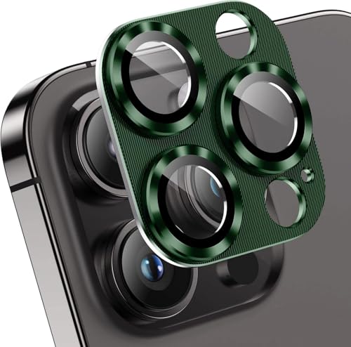 DAWEIXEAU für iPhone 15 Pro/iPhone 15 Pro Max Kameraschutz 2 Stück,9H Härte Gehärtetes Glas,Einteiliges Design Aluminiumlegierung Linsenschutz,HD Anti-Kratzer Kamera Schutzfolie Grün DAWEIXEAU für iPhone 15 Pro/iPhone 15 Pro Max Kameraschutz 2 Stück,9H Härte Gehärtetes Glas,Einteiliges Design Aluminiumlegierung Linsenschutz,HD Anti-Kratzer Kamera Schutzfolie Grün von DAWEIXEAU