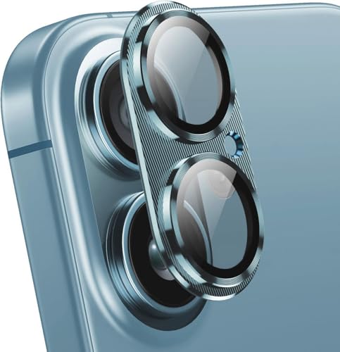 DAWEIXEAU für iPhone 16/iPhone 16 Plus Kameraschutz 2 Stück,9H Härte Gehärtetes Glas,Einteiliges Design Aluminiumlegierung Linsenschutz,HD Anti-Kratzer Kamera Schutzfolie Blau DAWEIXEAU für iPhone 16/iPhone 16 Plus Kameraschutz 2 Stück,9H Härte Gehärtetes Glas,Einteiliges Design Aluminiumlegierung Linsenschutz,HD Anti-Kratzer Kamera Schutzfolie Blau von DAWEIXEAU