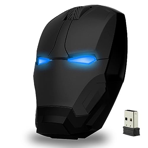 DAY DAY HAPPY Drahtlose Maus Maus USB 2.4Ghz Computer Optische Mäuse für PC Laptop MAC (Black) von DAY DAY HAPPY