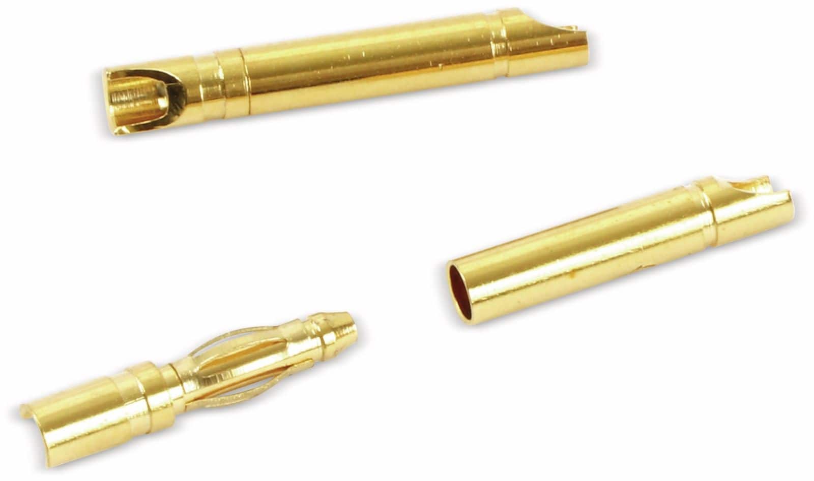 DAYCOM Goldkontakt-Steckerset, 2 mm, 5 Paare von DAYCOM