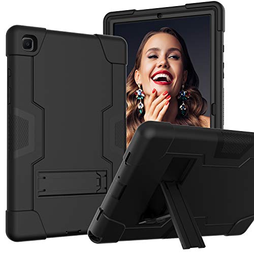Galaxy Tab A7 Case, Samsung A7 Cover, Heavy Duty Shock Process Tablet Samsung A7 Hülle mit integriertem Ständer für Samsung Tablet A7 10.4 Hülle (SM-T500/T505/T507) Schwarz von DAYI