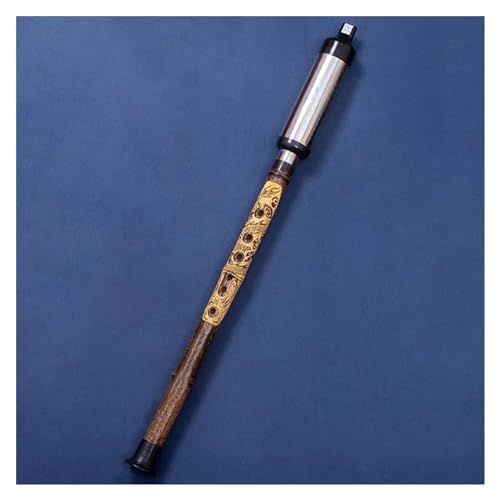 Bambusflöte Für Anfänger Chinesische traditionelle Blockflöte, handgefertigtes Bawu-Bambusflöte-Musikinstrument, hat einen weichen Klang (Color : G) von DAYKET