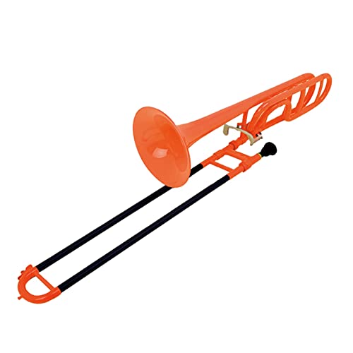 Trompete Messing Kunststoff Tenor-Posaune-Messing-Instrument In B-Wohnung Für Anfänger Und Professionelle Leistung (Color : 2) von DAYKET