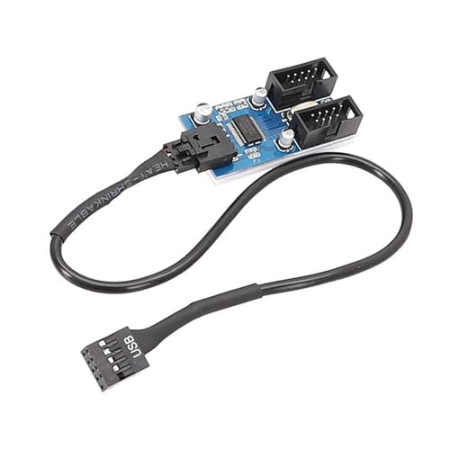USB 9Pin Expansion Card Female 1 Bis 2 Weibliche Verlängerungskabeladapter Leiterplatte 2.0 Hubs Hubs Für Desktop Motherboards USB 9Pin Expansion Card Female 1 Bis 2 Weibliche Verlängerungskabeladapter Leiterplatte 2.0 Hubs Hubs Für Desktop Motherboards von DAYLIGHE