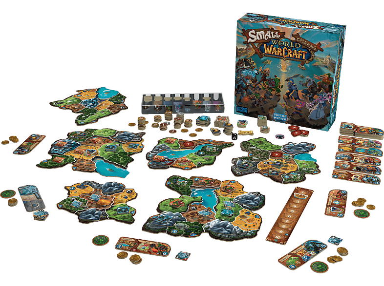 DAYS OF WONDER Small World of Warcraft Gesellschaftsspiel Mehrfarbig von DAYS OF WONDER