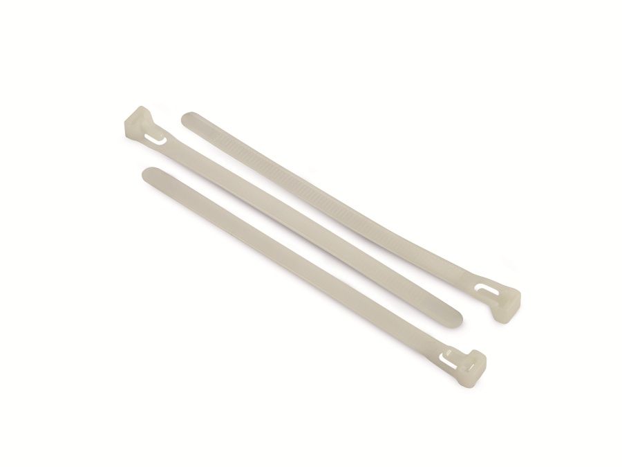 DAYTOOLS Kabelbinder, 150x7,5 mm, Lösbar, weiß, 100 Stück von DAYTOOLS