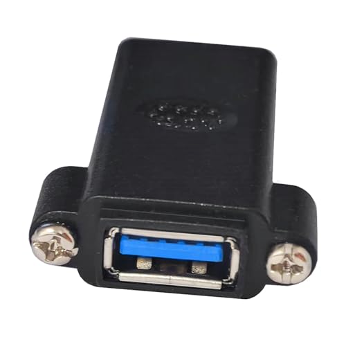 DAYnagh USB3.0 Weibliche Bis Weibliche Erweiterungsexteder Koppler Adapter Mit Panel Mount Loch Extender Konvertern Für Desktop von DAYnagh