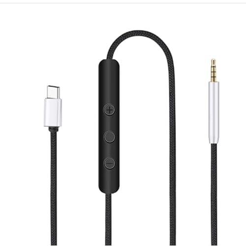 Ersatzkabel USB C auf 2,5 mm Stecker Kabel für QC25/QC35/QC35II/QC45/NC700/Y40/Y45/Y50 Kopfhörer, geflochtener Nylondraht Ersatzkabel USB C auf 2,5 mm Stecker Kabel für QC25/QC35/QC35II/QC45/NC700/Y40/Y45/Y50 Kopfhörer, geflochtener Nylondraht von DAYnagh