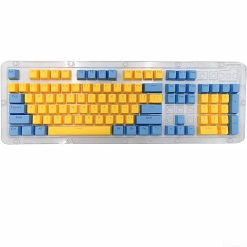 ABS-Tastenkappen für mechanische Tastaturen, Kompatibilität, mehrere Farboptionen (Blue Kong) von DAZZLEEX